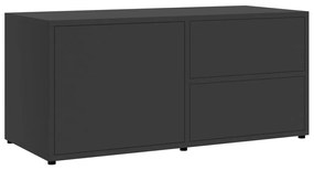Mobile porta tv grigio 80x34x36 cm in legno multistrato