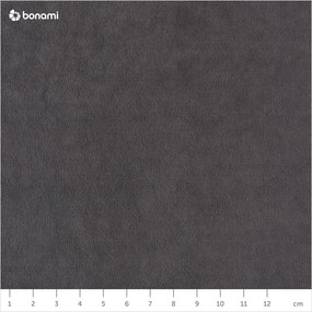 Divano letto angolare in velluto grigio scuro (angolo sinistro) Sweet Harmony - Miuform