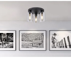 Globo 15465-3D - Plafoniera HADERA 3xE27/60W/230V