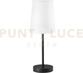 Lampada da tavolo sally nera 1 luce attacco e14 15x15x41,8cm in met...