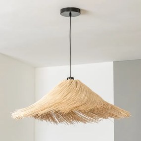 Brilagi - Lampadario LED a sospensione con cavo CERIA BOHO 1xE27/40W/230V Ø 70 cm rattan
