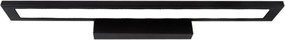 LAMPADA DA MURO DA BAGNO LED SOPRA SPECCHIO 60CM APP840-1W FLAT BLACK