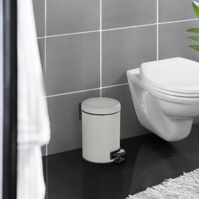 WENKO 22149100 - Cestino LEMAN 17x25 cm beige/nero