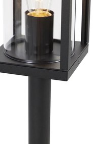 Lampada da esterno a palo nera 100 cm con picchetto e pressacavo - Charlois