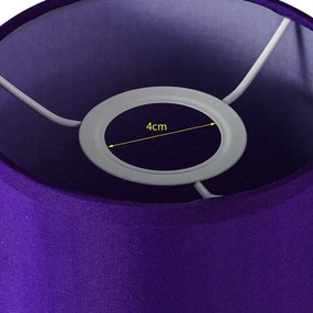 Brilagi - Paralume universale NUBILA E27 15,5x14 cm viola