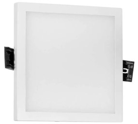 Pannello LED 8W da incasso Quadrato Foro Tondo Ø75mm CCT Colore Bianco Variabile CCT
