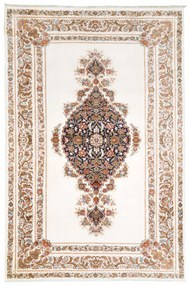 Ghom Tappeto persiano 140x210 Beige (Iran) Annodato A Mano