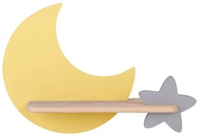 Applique LED per bambini con mensola MOON LED/5W/230V
