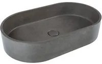 Lavandino da appoggio 'Beton Zero Basin' in cemento e resine cm 60x35x12h by Cipi