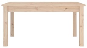 Tavolino da salotto 80x50x40 cm legno massello di pino
