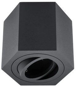 Plafoniera ARENO 1xGU10/30W/230V nera