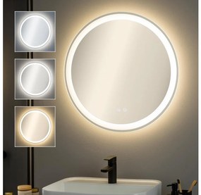 Brilagi-LED Specchio da bagno dimmerabile, riscaldato, con retroilluminazione AVA ECO LED/11,5W/230V Ø60 cm IP44