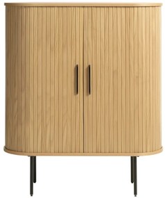 Credenza color naturale effetto rovere 100x118 cm Nola - Unique Furniture