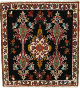 Shiraz Tappeto 70x70 Rosso (Iran) Annodato A Mano