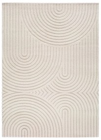 Tappeto color crema 160 x 230 cm Yen One - Universal