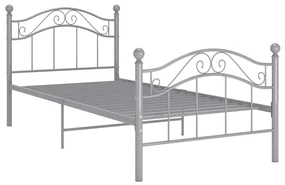 Giroletto grigio in metallo 100x200 cm