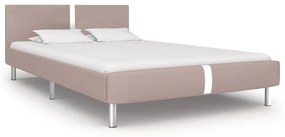 Giroletto Senza Materasso Cappuccino İn Similpelle 140x200 Cm /