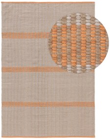 benuta Pop Tappeto di lana Assos Albicocca 80x150 cm - Tappeto fibra naturale