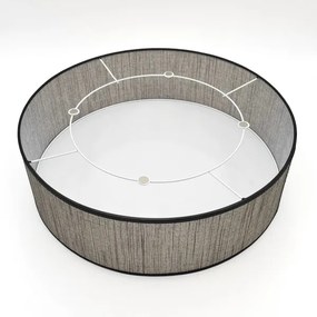 Plafoniera SIRJA 2xE27/15W/230V Ø 45 cm marrone