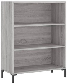 Credenza grigio sonoma 69,5x32,5x180 cm legno multistrato