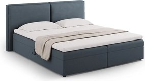 Letto boxspring blu con contenitore 180x200 cm Arendal – Cosmopolitan Design