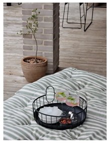 Cestino in metallo ø 38x18 cm Inu - Zone