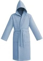 Accappatoio nido d'ape S/M azzurro