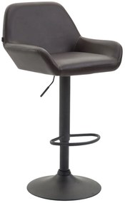 Sgabello Da Bar Braga Kunstleder Con Design Contemporaneo E Comfort Eccezionale / Braun / Schwarz