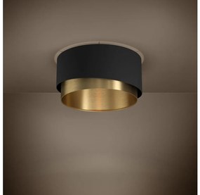 Eglo 39924 - Plafoniera MANDERLINE 1xE27/40W/230V nero/oro