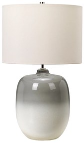 Lampada Scrivania Chalk Farm Porcellana Grigio Chiaro Gesso Bianco 1 Luce E27