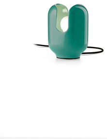 Lumetto Vintage Decò Batucada Ceramica Turchese 1 Luce E27