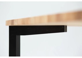 Tavolo da pranzo nero TRIVENTI, 80 x 120 cm - Ragaba