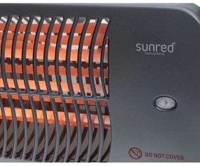 Sunred Riscaldatore da Esterno a Parete Lugo 2000 W Quartz Grigio