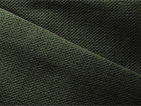 Divano angolare verde allungabile/con contenitore (con penisola a sinistra) Nanea – Makamii