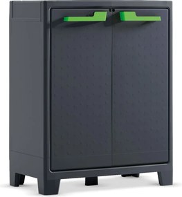 Armadio 2 ripiani 80x44x100 cm Keter Moby Basso XL Antracite...