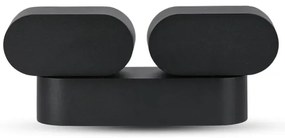 Applique da esterno a LED flessibile 2xLED/12W/230V IP65 nero