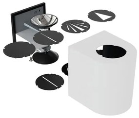 Nordlux - Applique LED da esterno CANTO 2xLED/5,5W/230V IP44 grigio