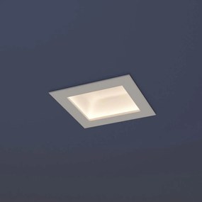 Faro LED da incasso Quadrato Luce INDIRETTA 12W Foro 130x130mm Colore Bianco Caldo 3.000K