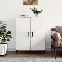 Credenza 69,5x34x90 cm in Legno Multistrato Bianco Lucidocod mxl 127851