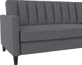 Divano letto grigio angolare Celine - Støraa