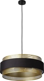 Osram - Lampadario a sospensione su cavo DECOR HORNET 3xE27/10W/230V Ø 50 cm nero/oro