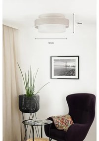 Brilagi - Plafoniera DOVER SPACE LED/12W/230V diametro 50 cm grigio/color crema