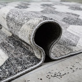 Tappeto elegante grigio adatto a qualsiasi stanza Larghezza: 80 cm | Lunghezza: 150 cm