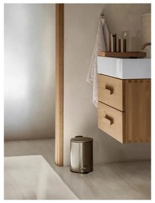 Pattumiera in acciaio marrone scuro 3 l Tubo - Blomus