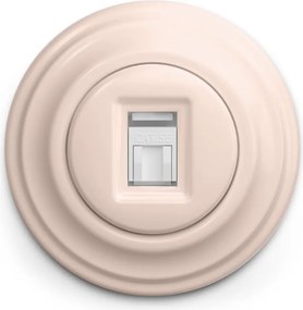 Kliklap - Presa dati retrò con cornice, rosa antico