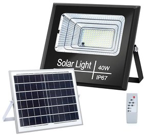 Aigostar - LED Faro solare dimmerabile LED/40W/3,2V IP67 + +TC