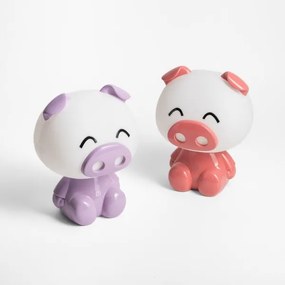 Zuma Line KDR-603B-PK - Lampada da tavolo touch per bambini PIG LED/3W/230V