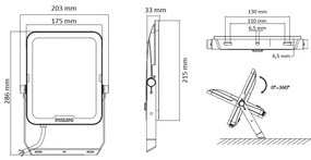 Philips - Riflettore LED LEDINAIRE ALL-IN LED/70W/230V 3000/4000/6500K IP65