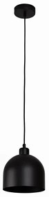 Duolla - Lampada a sospensione con cavo IRONLINE 1xE27/15W/230V Ø 17 cm nero