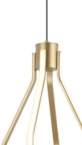 Lampadario LED sospeso ZING LED/19W/230V, finitura oro